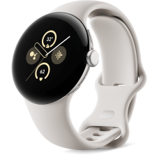 Смарт-годинник Google Pixel Watch 2 LTE Polished Silver Aluminum Case with Porcelain Active Band