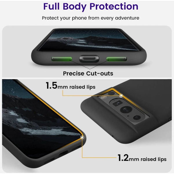 Чохол Google Silicone Case Charcoal (GA04974) для Google Pixel 8 Pro