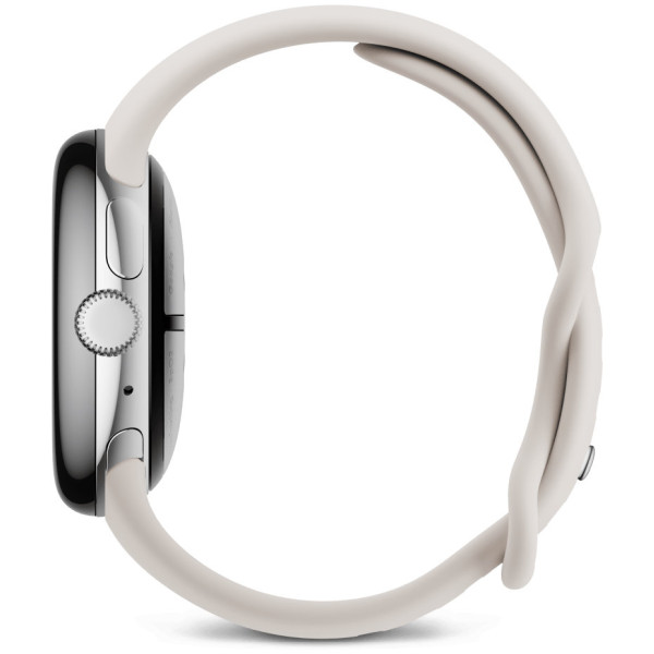 Смарт-годинник Google Pixel Watch 3 41mm Polished Silver Aluminum Case with Porcelain Active Band