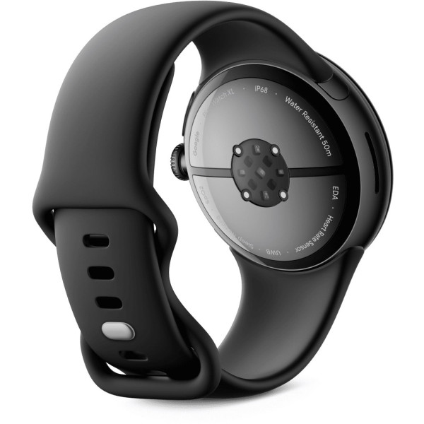 Смарт-годинник Google Pixel Watch 3 45mm Matte Black Aluminum Case with Obsidian Active Band