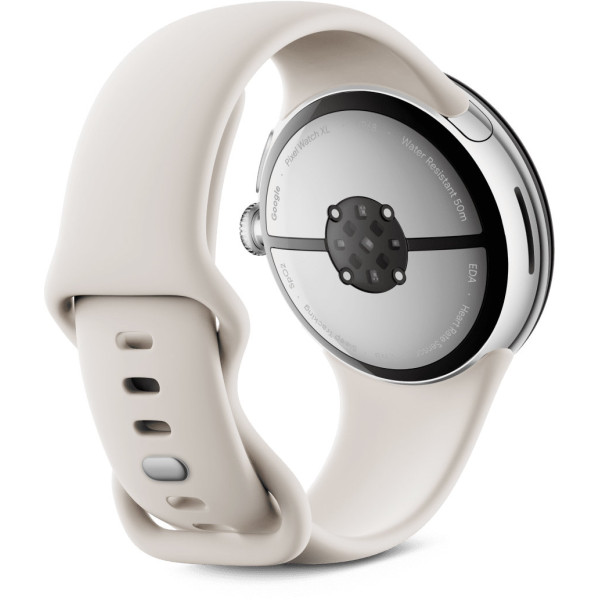 Смарт-часы Google Pixel Watch 3 45mm Polished Silver Aluminum Case with Porcelain Active Band