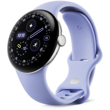 Смарт-годинник Google Pixel Watch 4 41mm LTE Polished Silver Aluminium Case with Iris Active Band