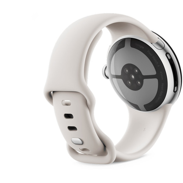 Смарт-часы Google Pixel Watch 4 41mm LTE Polished Silver Aluminium Case with Porcelain Active Band