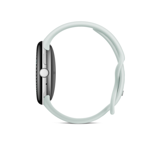 Смарт-годинник Google Pixel Watch 5 45mm LTE Polished Silver Aluminum Case / Fog Active Band